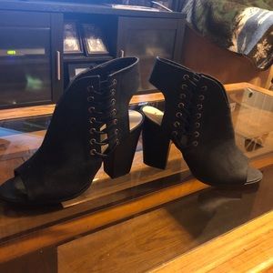 Cato’s Open Toe Booties Size 10M